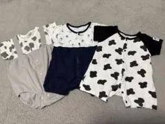 ロンパース 3枚セット 60-70cmサイズ。