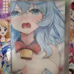 ブルアカ　等身大エアーPOP　円筒型　パンチング　空ビ　同人