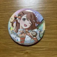 プロセカ　オーロラ箔押し　缶バッジ 花里みのり 感謝祭