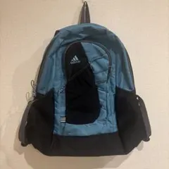 adidas y2k バックパック　水色　ブラック