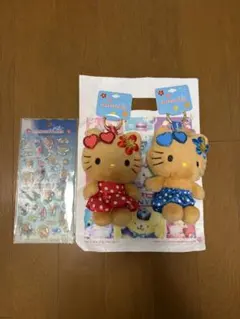 ハーモニーランド ハローキティ 日焼けマスコット シールセット　はちゃめちゃ ハーモニーランド ハローキティ 日焼けマスコット シールセット はちゃ