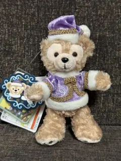 【新品タグ付】カラーオブクリスマス　ダッフィー ぬいぐるみバッジ