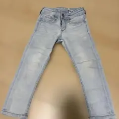H&M キッズデニム　ライトブルー ストレートレッグパンツ　90cm