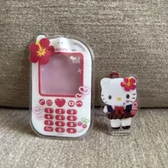 サンリオ　ケース付き　アクリルチャーム　ハローキティ