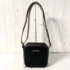 【美品】TOMMY HILFIGER ロゴベルト ミニショルダーバッグ　黒
