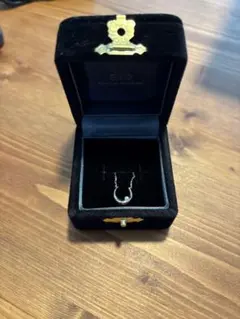 ete K10 ムーン型ネックレス ボックス付き