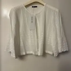 TO BE CHIC ホワイト カーディガン サイズ42