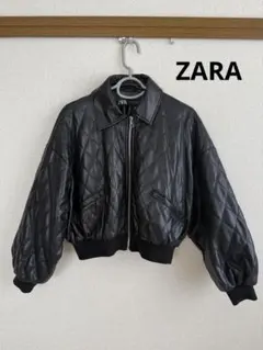 [stm…様専用] ZARA ブラック キルティング ボンバージャケット S