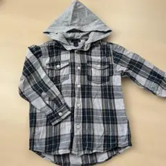 HILFIGER フード付きチェックシャツ 1985