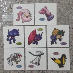 ポケモンパンシール　サケブシッポ　ウルト&ヤミラミ　白いジガルデ　タイカイデン