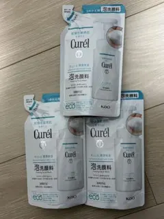 キュレル 泡洗顔料 つめかえ用 3個セットのサムネイル