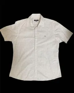 美品✨激レア✨バーバリーブラックレーベル　総柄半袖シャツ　サイズ3（L）