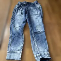 YANUK スキニーデニムパンツ ウエストゴム ドローコードのサムネイル