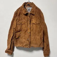 ⭐️希少✨J.PERCY 【L】本革 スエード レザージャケット ブラウン