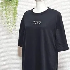 ☆ POWER TO THE PEOPLE (M) Tシャツ ワンピース 五分袖