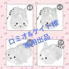★専用出品★うさぎの毛玉入れ キーホルダー ꪔ̤̥