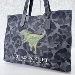 COACH コーチ 11087 トートバッグ 恐竜 Rexy モチーフ - メルカリ