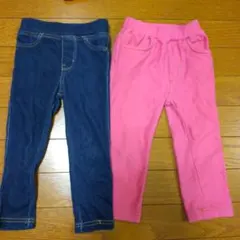 【美品】ベビー レギンス 2本セット