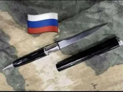 ロシア直輸入　KGB特殊部隊工作員用ボールペンFSBスパイペン 黒