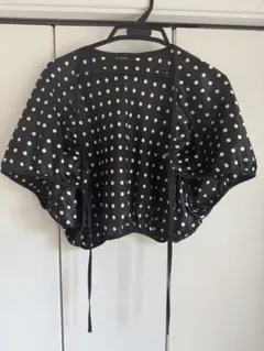 Ray BEAMS ドット柄 ショート丈 ボレロのサムネイル