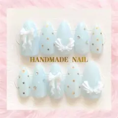 現品ネイルチップ　ウィッシュコア　y2k　フレンチガーリー　羽　天使　エンジェル