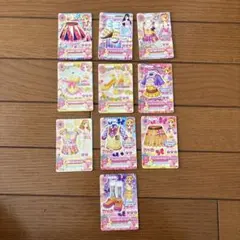 アイカツカードセット 10枚　キュート