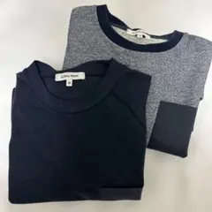 美品⭐️グローバルワーク　メンズ M グレー系 長袖半袖　２枚セット　大人のサムネイル
