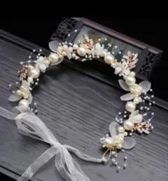 【しましまさん専用】カチューシャ ティアラ お花 ヘッドドレス ヘアアクセサリー