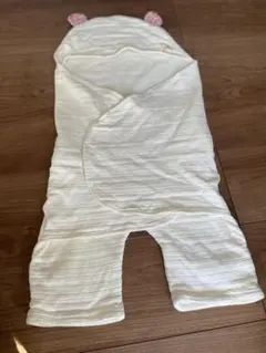 耳付きフードおくるみ