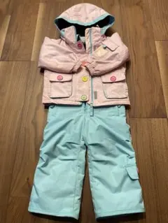 phenix スキーウェア 子ども用 90サイズ ピンク/水色