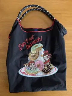 ペコハウス様専用　Ball & Chain 刺繍バッグ（ぺこちゃん)
