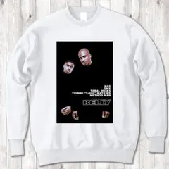 BELLY Nas DMX title ラップT 白 スウェット 2XL