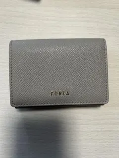FURLA グレー 三つ折り財布
