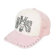 HYSTERIC GLAMOUR メッシュキャップ ピンク - メルカリ