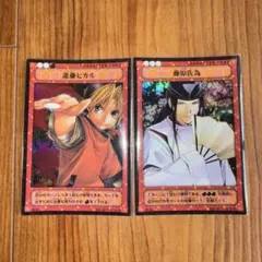 進藤ヒカル　藤原佐為　ヒカルの碁　トレーディングカード　2枚セット