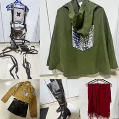 HUNTER×HUNTER ゴン コスプレ衣装 一式セット ブーツ 靴 リュック