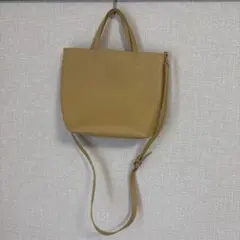 2WAY バッグ　イエロー