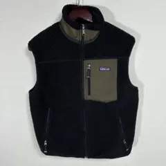 patagonia レトロXベスト ボア 2008年製 黒 ブラック