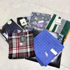 ハンカチ 5枚セット POLO adidas FURLA