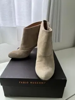 【FABIO RUSCONI】ファビオルスコーニ スエード ブーティ 36