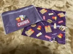 CHUMS マクドナルド クリーナークロス ジッパーポーチ