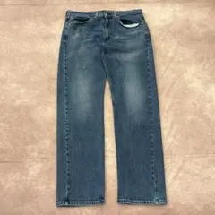 00s Levis505 リーバイス 縦落ち 濃紺 ストレート W34