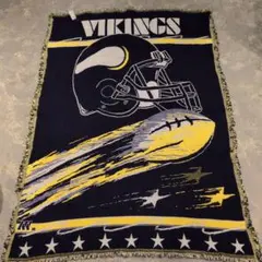 USA製 NFL Minnesota Vikings ラグ タペストリー
