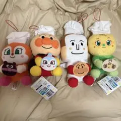 未使用品✨️アンパンマン ころふわ パン屋さんぬいぐるみ 4体セット 2