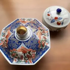 錦松梅 蓋つき小鉢 2種セットのサムネイル