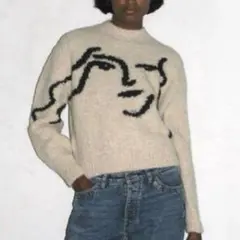 【お値下げ中】paloma wool オリーブ 長袖セーター Paloma Wool パロマウール レディース ニット・セーター サイズ