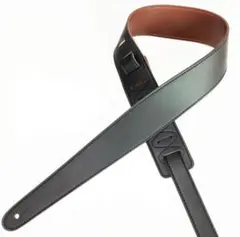 ギターストラップ　ブラック　黒　耐久性　皮　高級感　調整可能　簡単