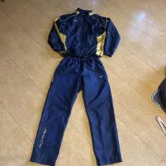 （超美品）MizunoPro ジャケット・パンツセット S ネイビー/ゴールド