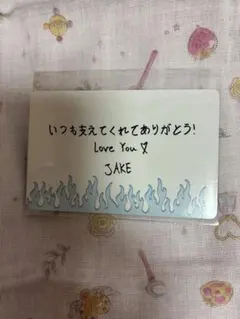 ENHYPEN WALK THE LINE メッセージカード　ジェイク