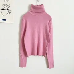 ザラ/ZARA タートルネック　リブニットセーター　タイト　美シルエット◎